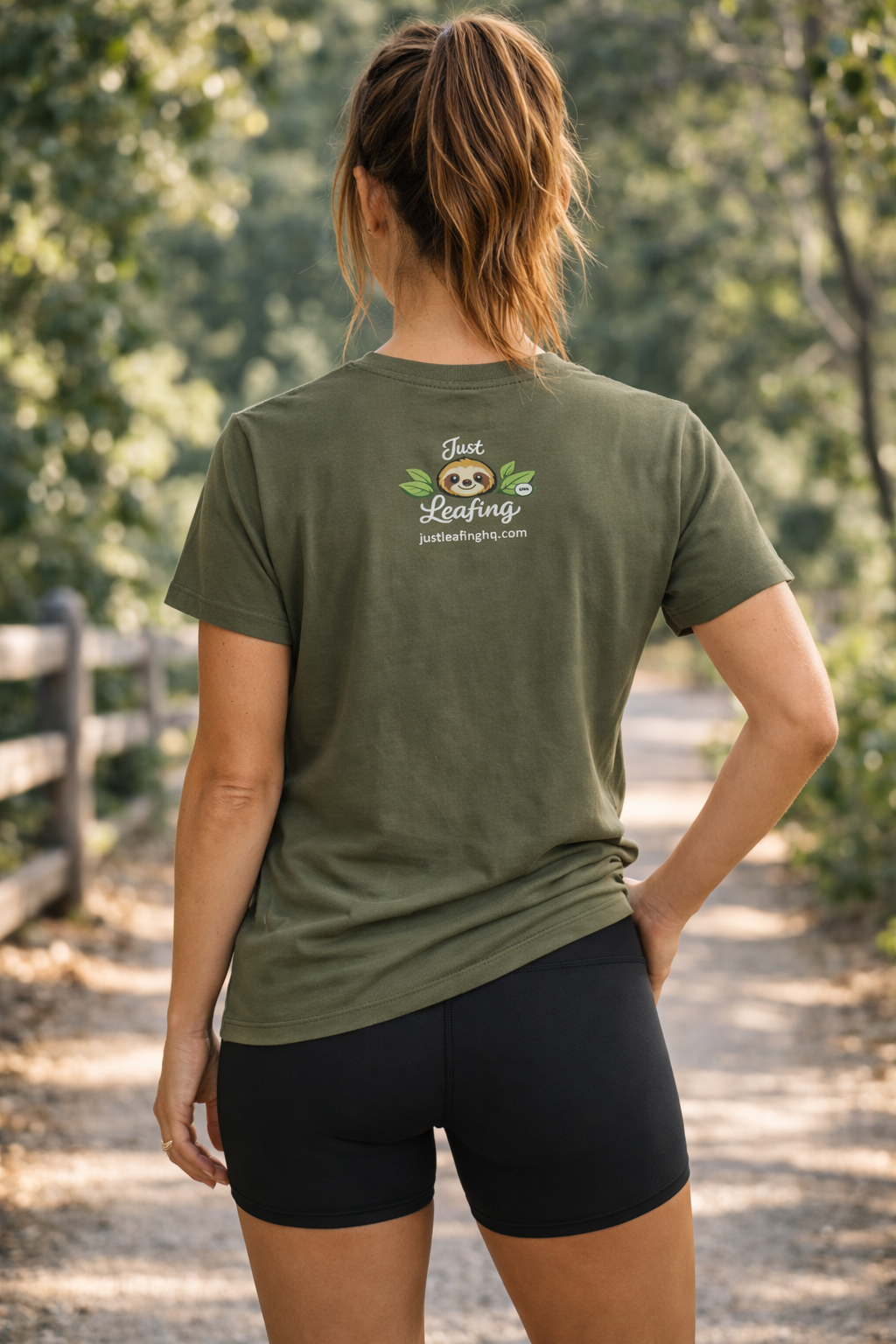 Just Leafing Women’s Tee 180 GSM