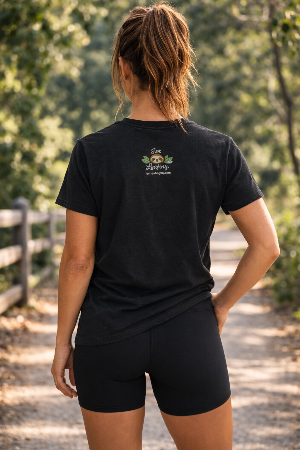 Just Leafing Women’s Tee 180 GSM