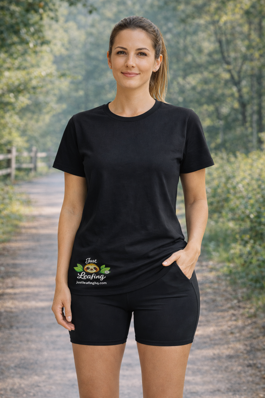 Just Leafing Women’s Tee 180 GSM