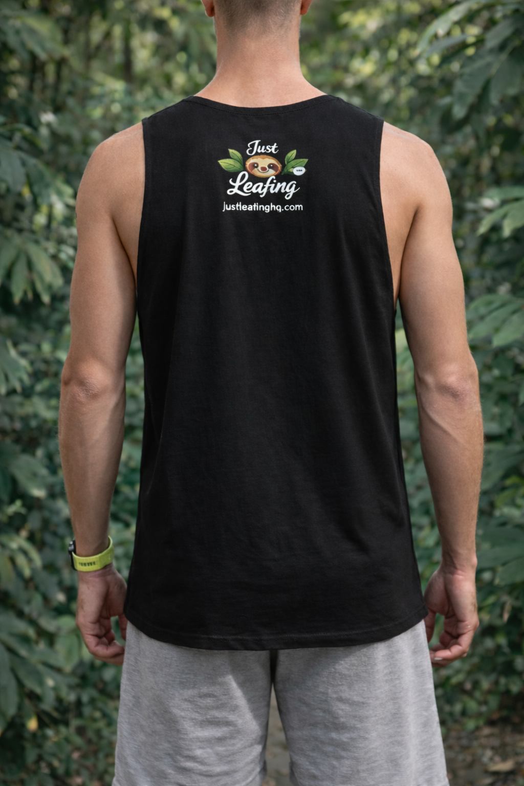 Just Leafing Men’s Tank 150 GSM