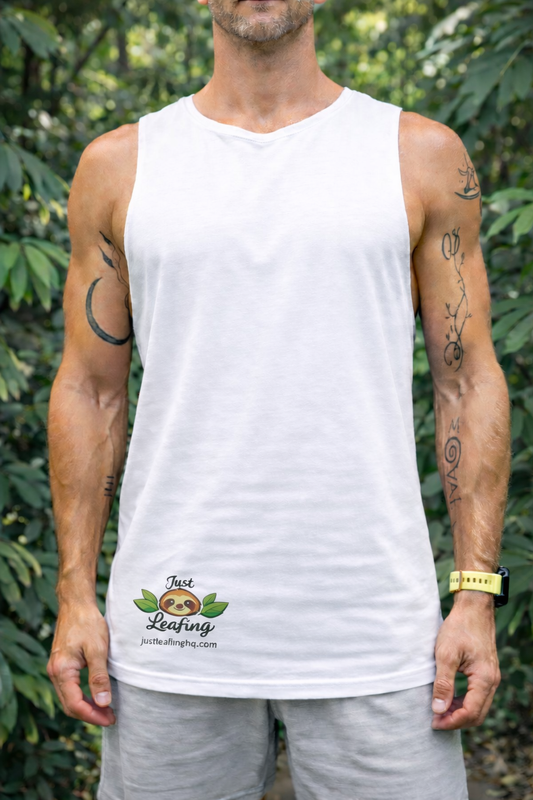Just Leafing Men’s Tank 150 GSM