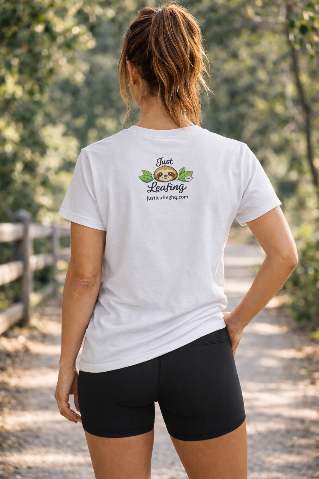 Just Leafing Women’s Tee 180 GSM